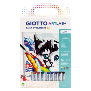 Set Giotto Art Lab Paint By Numbers colora con i numeri - gatti - F582700