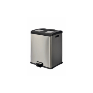 Pattumiera a pedale per la raccolta differenziata Medial Multiflux 3x15 litri - 585x370x430mm - 106505