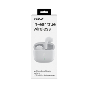 Auricolari True Wireless Celly TIPS1 colore bianco TIPS1WH
