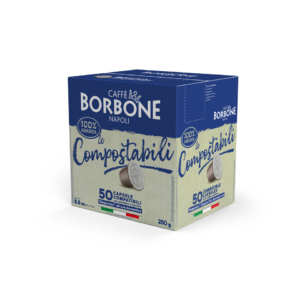 Capsule compatibili e compostabili Nespresso Caffè Borbone 100% arabica - conf. 50 pz - REBARABICACOMP050N
