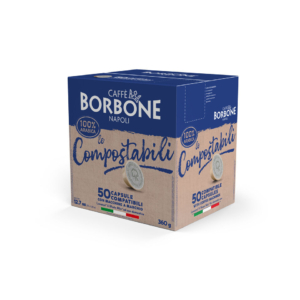 Capsule compatibili e compostabili Lavazza A Modo Mio Caffè Borbone 100% arabica - conf. 50 pz