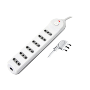 Multipresa con pulsante MKC 6 posizioni schuko bipasso 10/16A, spina 16A 2P+T cavo 3 m - 492518411
