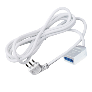 Prolunga elettrica MKC con spina salvaspazio 90° 10A - 10 m - 492517392