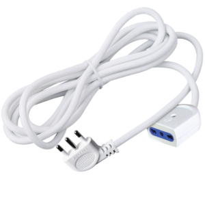 Prolunga elettrica MKC con spina salvaspazio 90° presa bipasso 10/16A - 10 m - 492517394
