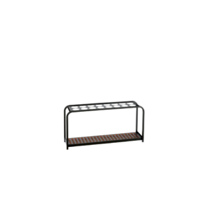Portaombrelli Medial Multi a 16 posti in metallo nero 260x1002x520 mm - 714029