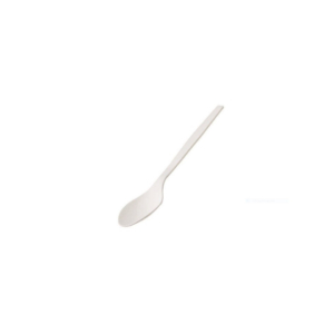 Cucchiai monouso in CPLA biodegradabile e compostabile Leone bianco - 16 cm - Q2042.S (conf.50)