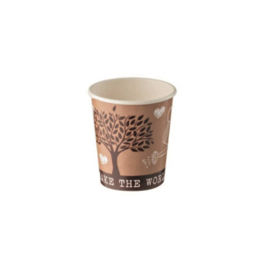 Bicchiere in carta + PE Leone take away avana - 290 ml - H0732 (conf.1000)