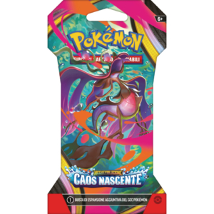 24 bustine da 10 carte da gioco Pokémon Megaevoluzione - Caos Nascente in Paper Sleeve - PK10404-I