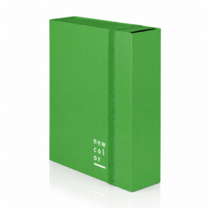 Cartella con elastico piatto Brefiocart NEW COLOR 25x35 cm Dorso 10 cm Verde