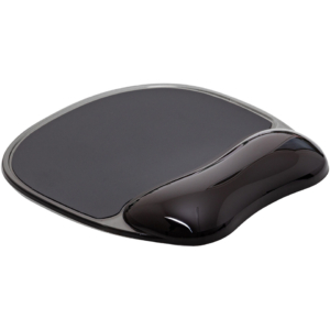 Tappetino per mouse Q-Connect con poggiapolsi in gel 23x20x2 cm nero KF10377