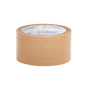 Nastro da imballaggio Q-Connect in carta Kraft rinforzato 50 mm x 50 m - conf. 6 rotoli - 160 µm - KF17138