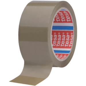 Nastri adesivi per la spedizione tesa 4089 PV6 in polipropilene solvente 55 mm x 66 m avana - 04089-00006-06
