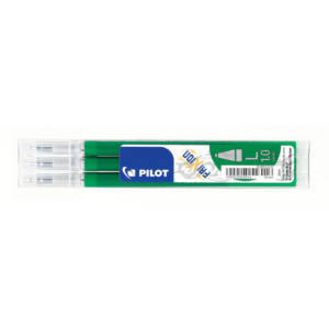 Refill sfera Pilot Frixion Ball e Clicker 1 mm verde Set 3 pezzi - 6678