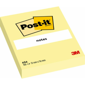 Foglietti riposizionabili classici Post-it® Notes 51x76 mm 100 ff Giallo Canary?  conf. da 12 - 656