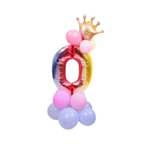Set palloncini Party Go multicolor indicanti anni/eta' H.80 cm conf. 15 pz n° 0 - FB0948