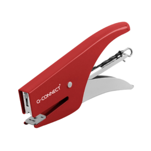 Cucitrice a pinza in metallo Q-Connect max 15 fogli rosso KF14107