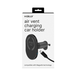 Caricatore per auto Celly Magsafe per ricarica wireless 15W + cavo USB-C/USB-C nero - GHOSTSUPERMAGCH