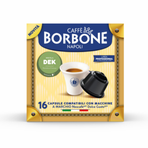 Capsule compatibili Dolce Gusto decaffeinato Caffè Borbone - conf. 64 pz - DGBDEK4X16N