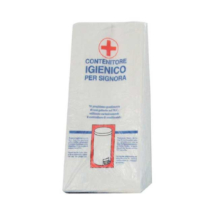 Sacchetti igienici in carta Medial per assorbenti 5x12x28 cm - conf. 2000 pz - bianco - 99096