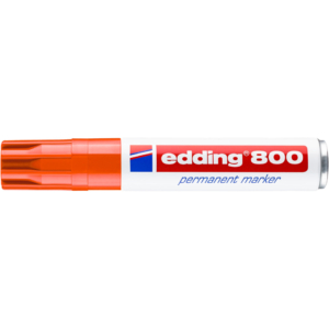 Edding 800 marcatore permanente punta 4-12 mm - conf. 5 pz - arancione 4-800006