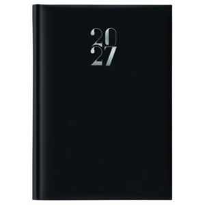 Agenda 2027 giornaliera gommato s/d sep. 14,3x20,5 cm nero 27-225FT-C01