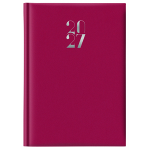 Agenda 2027 Giornaliera 14,5x20,5 cm Madrid Rosso inglese