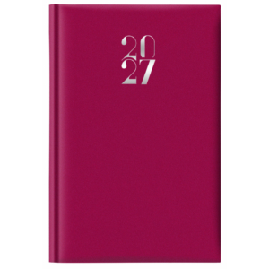 Agenda 2027 Giornaliera S/D 11x16,5 cm Madrid Rosso inglese