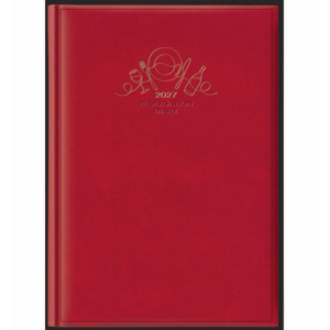 Agenda 2027 A4 prenotazioni ristoranti copertina rossa 27-513OT-D10