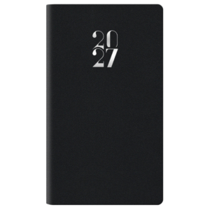 Agenda 2027 settimanale gommato 8x14 cm Nero 27-125FT-C01