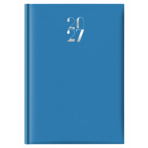 Agenda 2027 settimanale A4 21x29,7 cm gommato Azzurro 27-524FT-C06